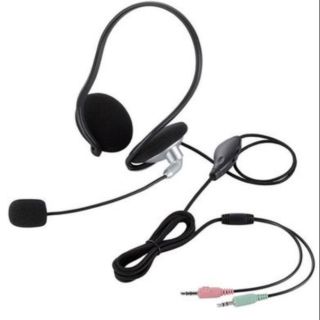 Tai nghe choàng đầu có mic elecom hs-nb05sv bạc