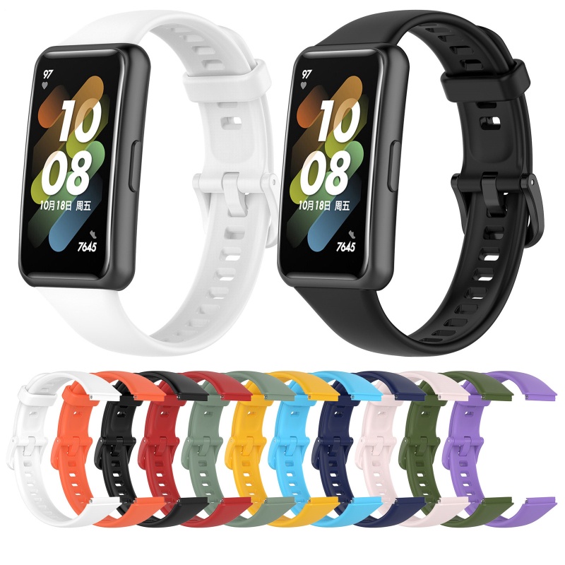 Dây Đeo Silicone Thay Thế Cho Đồng Hồ Thông Minh Band 7