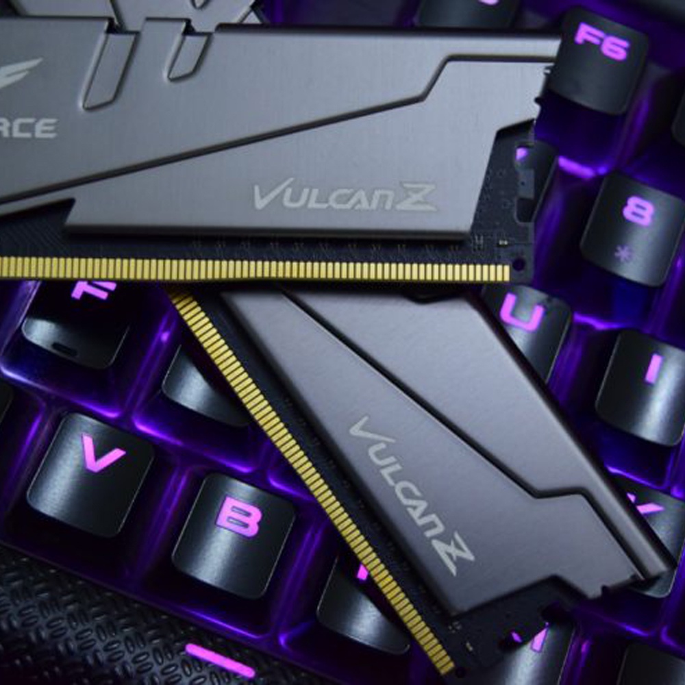 Ram TeamGroup Vulcan Z 8GB  DDR4 Bus 3200Mhz Tản nhiệt đen New 100%