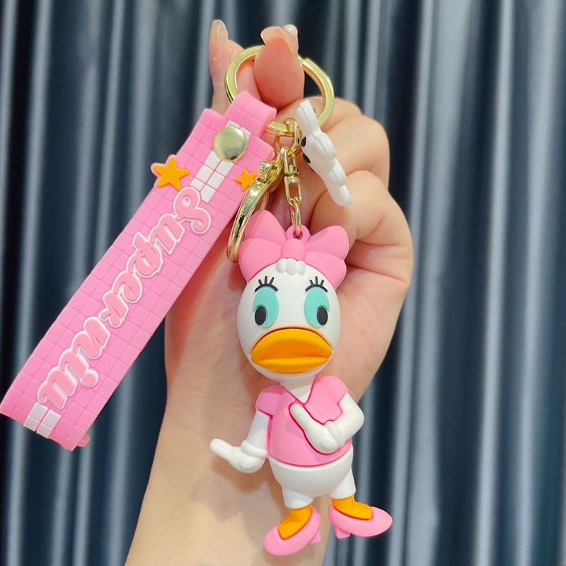 Móc khoá Vịt donal dễ thương dùng treo balo , móc khóa cho các bạn