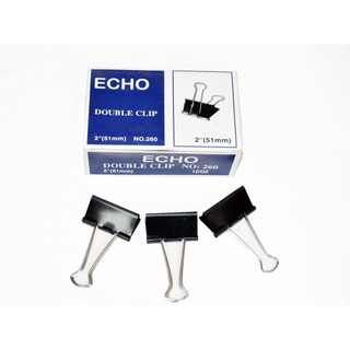 Kẹp sắt đen Echo 51mm_ 1Hộp