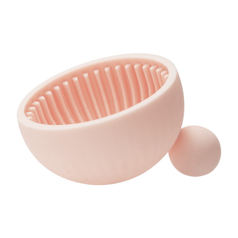 [Hàng mới về] Dụng cụ silicon vệ sinh cọ trang điểm không làm tổn thương da