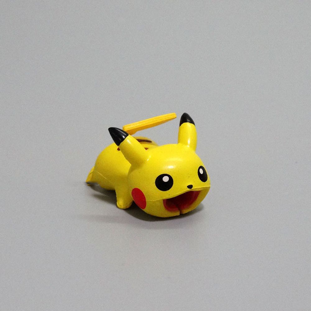 Phụ Kiện Bảo Vệ Dây Cáp Sạc Điện Thoại Di Động Hình Pikachu Dễ Thương