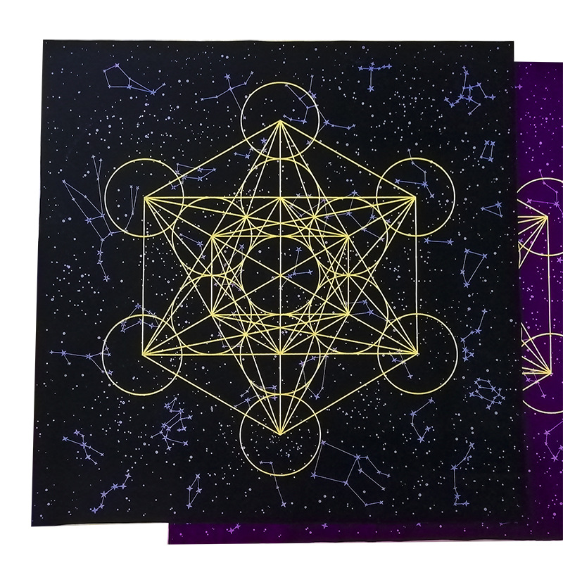 Qiqi Tấm Trải Bàn Bài Tarot 60x60cm 2020 Chất Lượng Cao