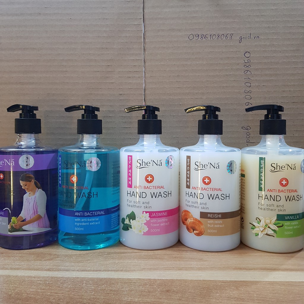 Nước rửa tay Shena 500ml Malaysia