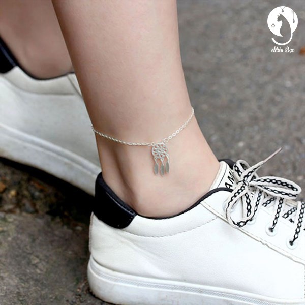 Lắc chân bạc nữ Miêu Bạc Dream Catcher chất liệu bạc s925 phụ kiện trang sức nữ L500031