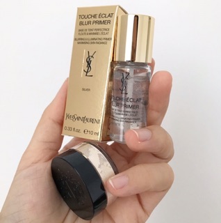 Set kem lót YSL, phấn phủ KatvonD, 5 sample nền