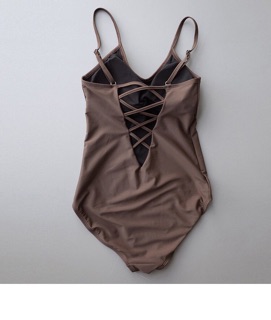 Monokini Hàn Quốc dây đan lưng