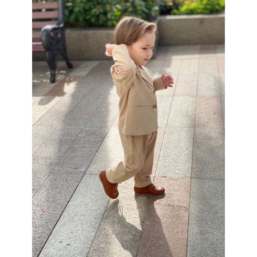 set bộ vest cao cấp cho bé trai