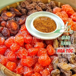 Xí Muội (Ô Mai) Mix 5 Vị (Đào Chẻ, Mận Cơm, XM Mơ, XM Oliu, XM Thái) Lon 500Gr