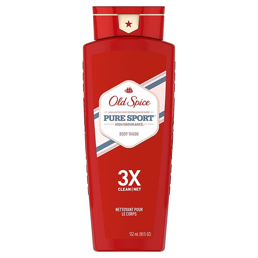 Combo Sữa Tắm và Lăn Khử Mùi Old Spice Pure Sport