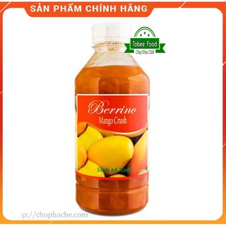 BERRINO XOÀI 1 LÍT - Nguyên Liệu Pha Chế Sinh Tố - Nước Trái Cây Thơm Ngon Độc Đáo