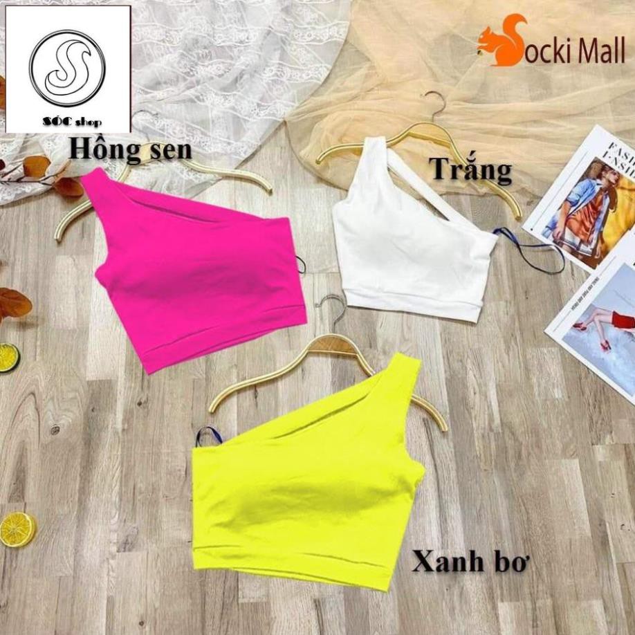 [NEW] Áo thun bé gái, kiểu sport body ôm, kiểu lệch vai, phong cách thể thao - Thời trang trẻ em - Bé Sóc shop (210567)