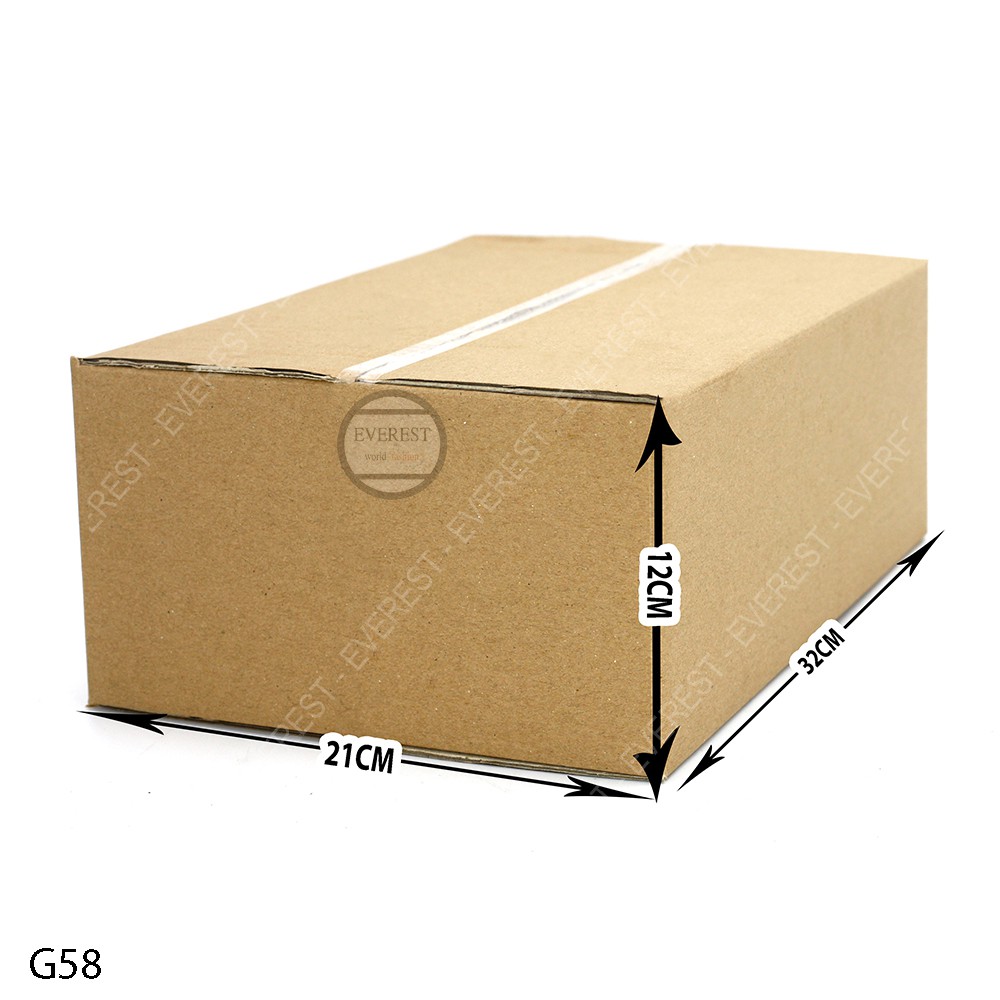 Combo 20 thùng G58 32x21x12 giấy carton gói hàng Everest