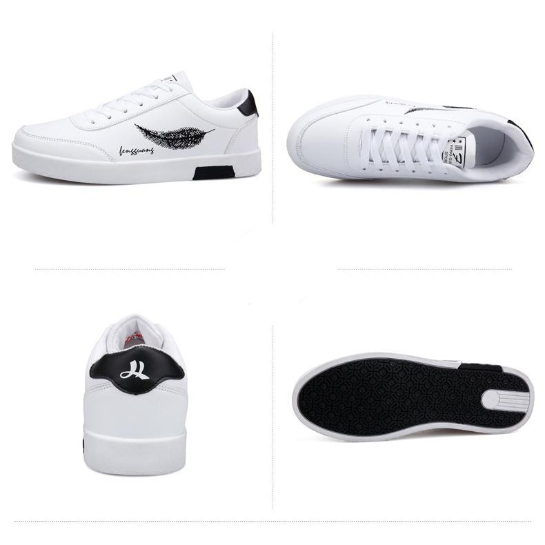 [Mã FAMAYMA2 giảm 10K đơn 50K] Giày thể thao nam in họa tiết lông vũ, giày thể thao phong cách Hàn Quốc mã DV5 | BigBuy360 - bigbuy360.vn