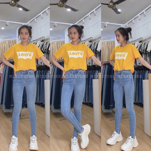 Skinny jeans H&M rách xước nhẹ