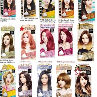 Dầu gội nhuộm tóc Mise en Scene Hello Bubble Foam Color