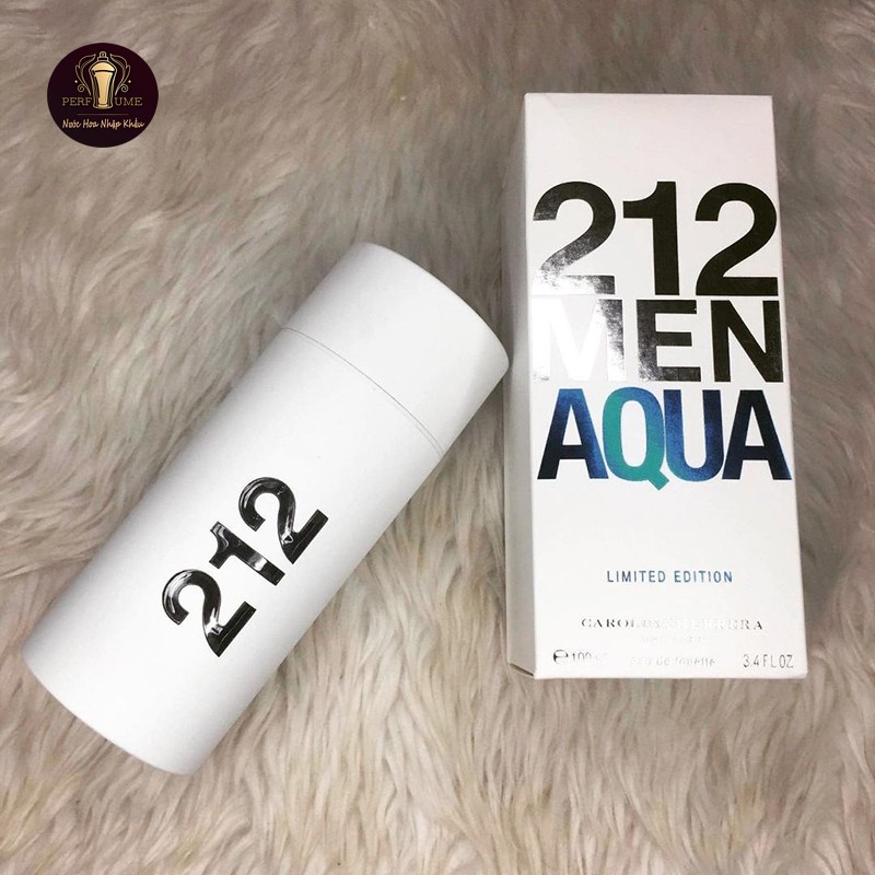Nước hoa nam Carolina Herrera 212 Men Aqua tươi mới, hấp dẫn, trẻ trung - 100ml | Thế Giới Skin Care