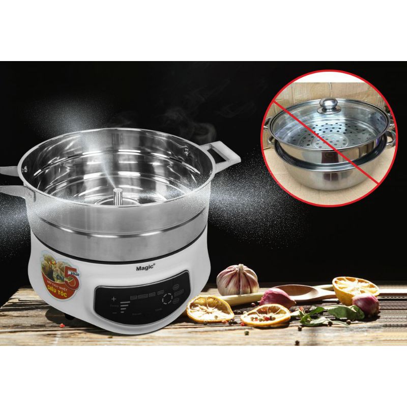 *XẢ KHO* NỒI HẤP THỦY NHIỆT MAGIC A-67 - DUNG TÍCH 6 lít