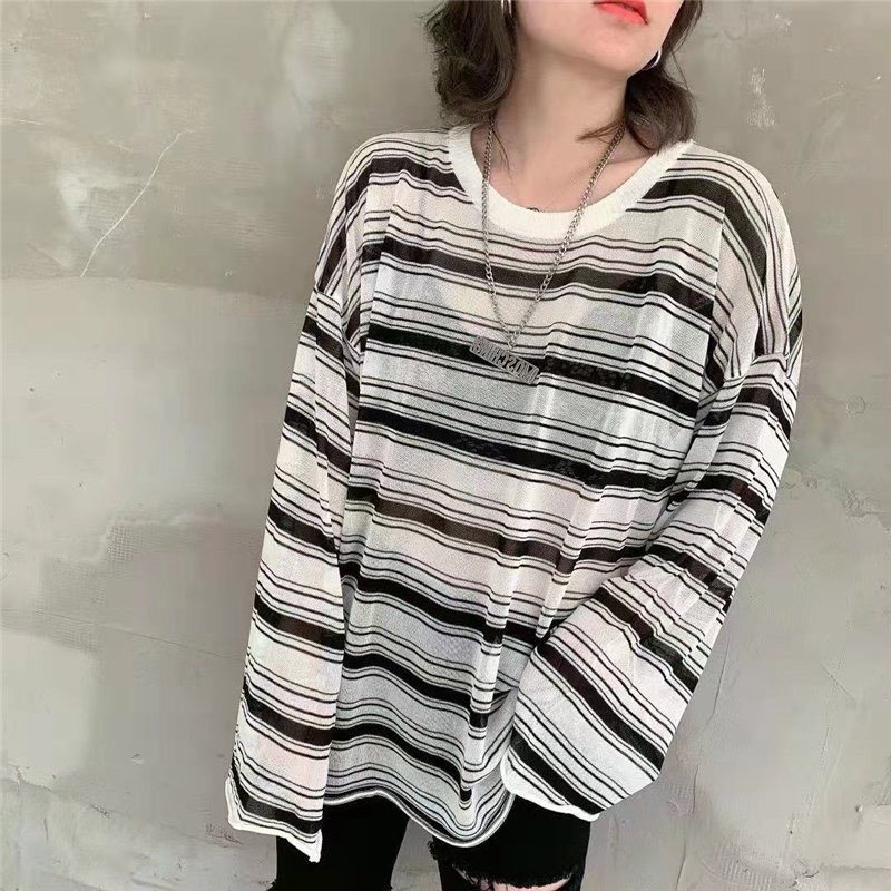 áo thun nữ GIÁ săn SALE /áp thun nữ tay dài phôm rộng giấu quần style hàn quốc