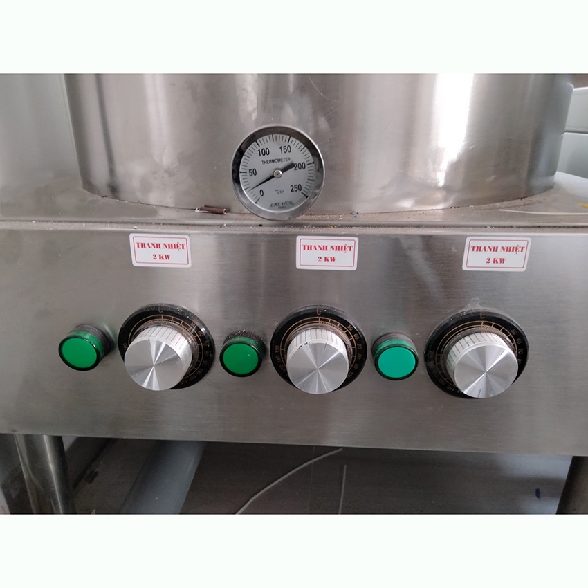 Nồi nấu cháo công nghiệp Inox 304, nồi cháo dùng điện 50 lít