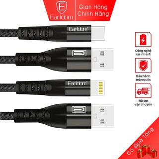 Cáp Sạc Dù Earldom EC-077 ( Sạc Nhanh 3A)
