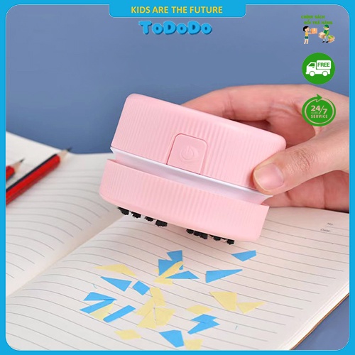 Máy hút bụi không dây cầm tay mini PENSING có cổng sạc USB tiện dụng, hút bụi oto, bàn phím máy tính, giấy vụn.