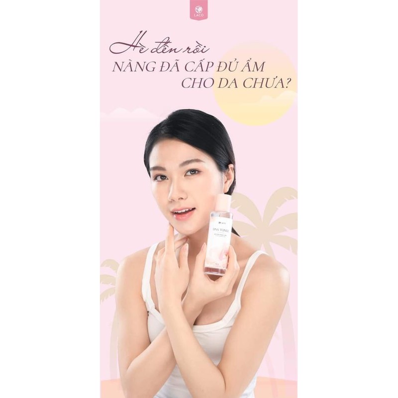 Nước hoa Hồng Toner DNA Laco thu nhỏ lỗ chân lông, cân bằng độ PH- Tặng 1 máy phun sương NANO