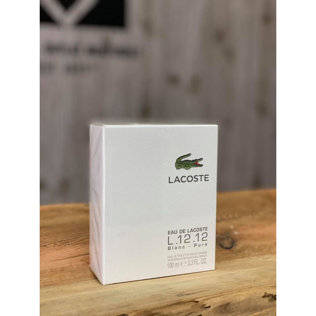 Nước hoa nam Lacoste Eau de Lacoste L.12.12 Blanc Pure 100ml EDT