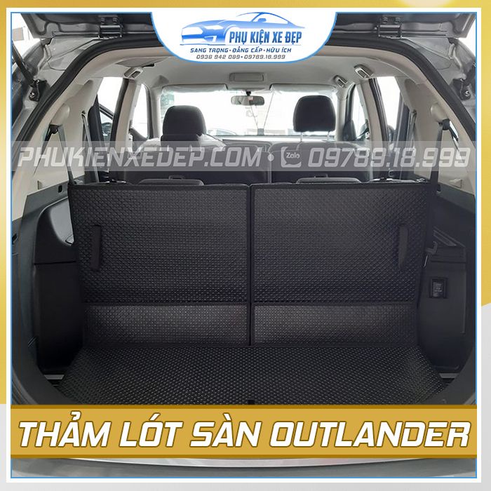 Thảm lót sàn ô tô KataCAO CẤP  cao su Thái Lan cao cấp cho xe Mitsubishi Xpander/Triton/Pajero Sport/Outlander/Mirage