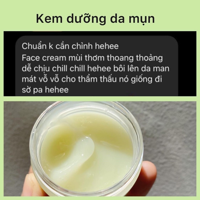 Kem dưỡng da mụn/da nhạy cảm handmade