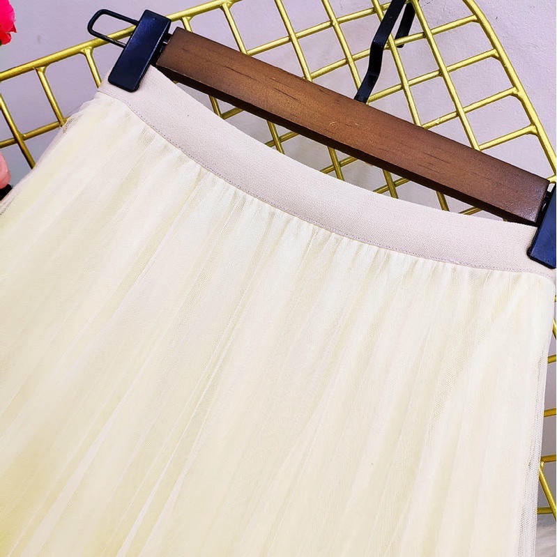 #1107 CHÂN VÁY VON PHỐI REN LÓT LỤA CAO CẤP