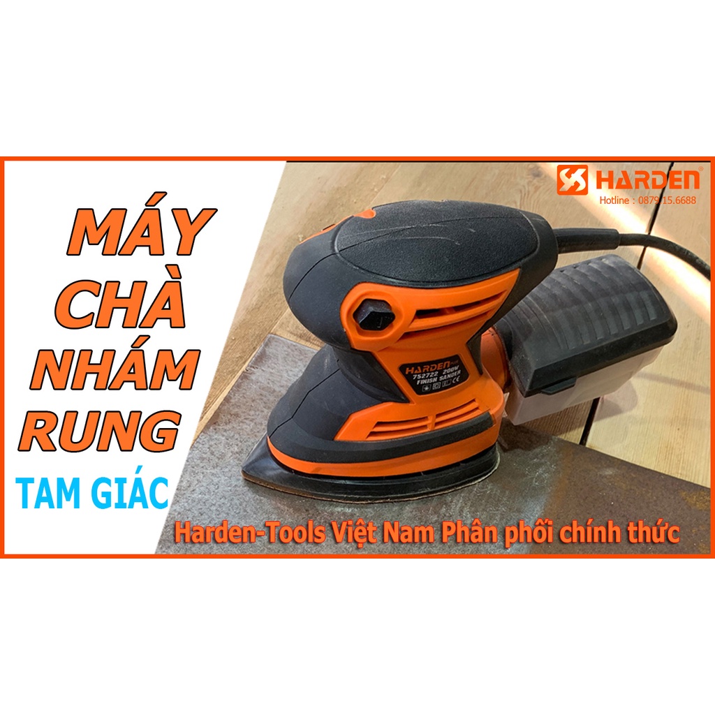 Máy chà nhám gỗ, sơn xe, dòng cầm tay mini, hình tam giác