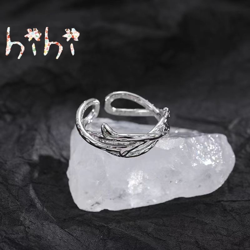 Nhẫn Mạ BạC MặT HìNh Hoa HồNg ThờI Trang Cho Nữ