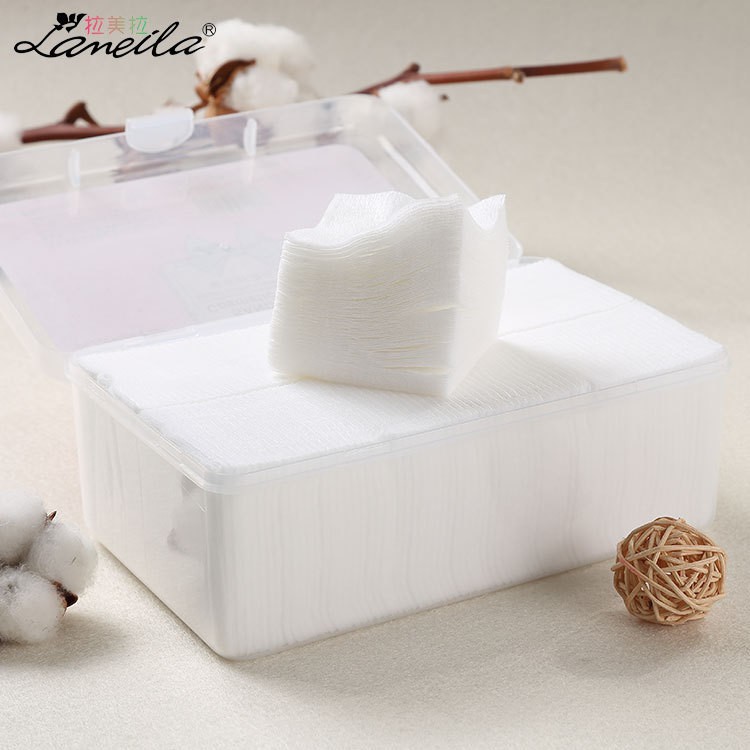 Bông Tẩy Trang Lameila Sandwich Cosmetic Cotton Hộp 1000 Miếng Tha Hồ Xài-W50-C02T3