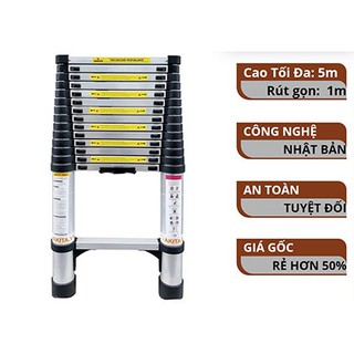[ BẢO HÀNH 2 NĂM ]Thang nhôm rút đơn DAKITA DKT-150 [HÀNG CHÍNH HÃNG]