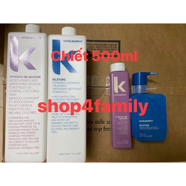 Mặt nạ dưỡng ẩm và Kem ủ tóc Kevin Murphy