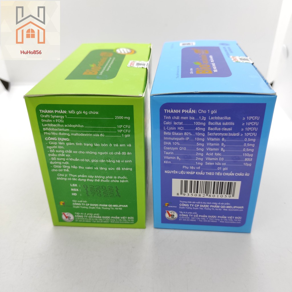 Cốm Vi Sinh Bio-acimin Gold &amp; Bio-acimin Fiber