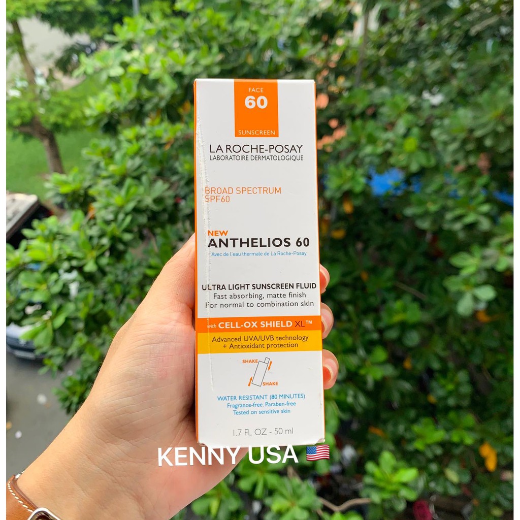 Kem Chống Nắng Mặt Dạng Lỏng La Roche-Posay Anthelios SPF 60 - 50mL