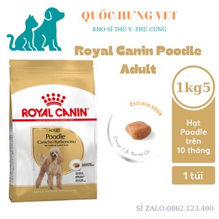 Thức ăn cho chó trưởng thành Royal Poodle Adult 1,5kg