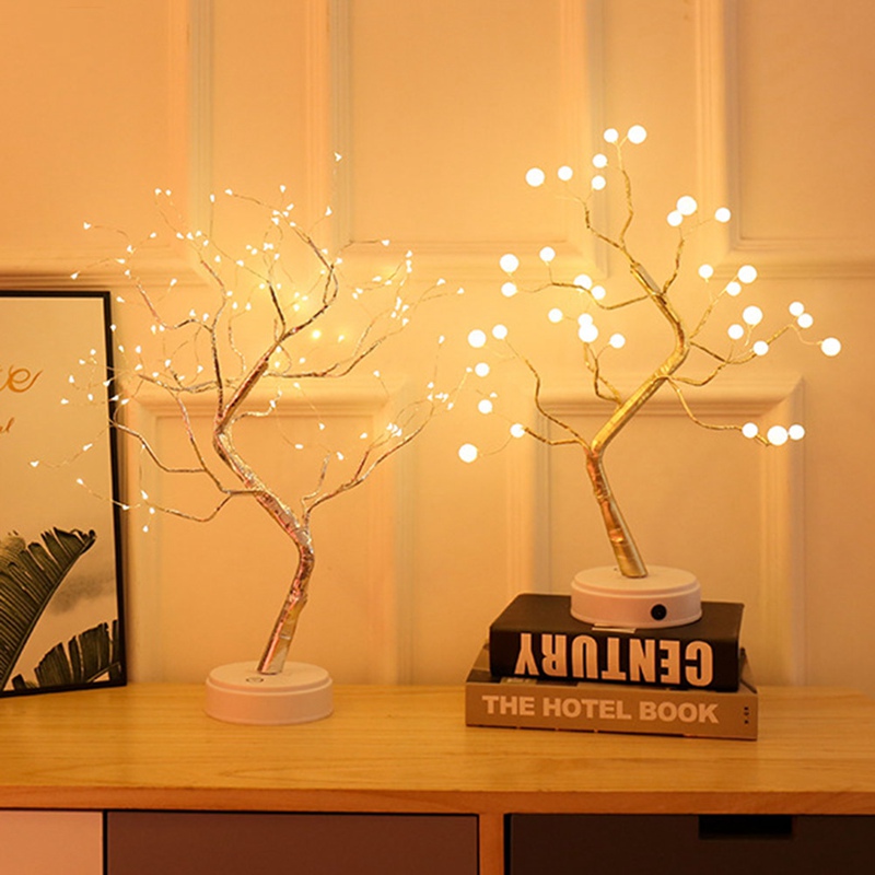 Mô Hình Cây Cảnh Trang Trí Có Đèn Led