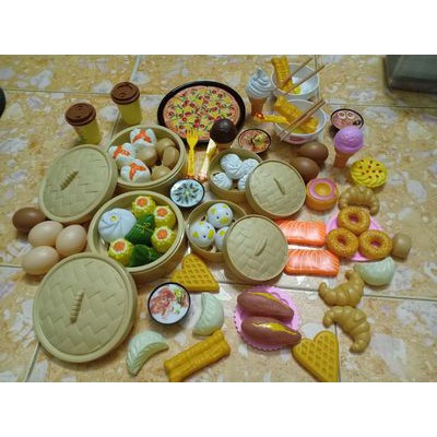 SÉT ĐỒ CHƠI NẤU ĂN 88 CHI TIẾT MỚI CHO BÉ