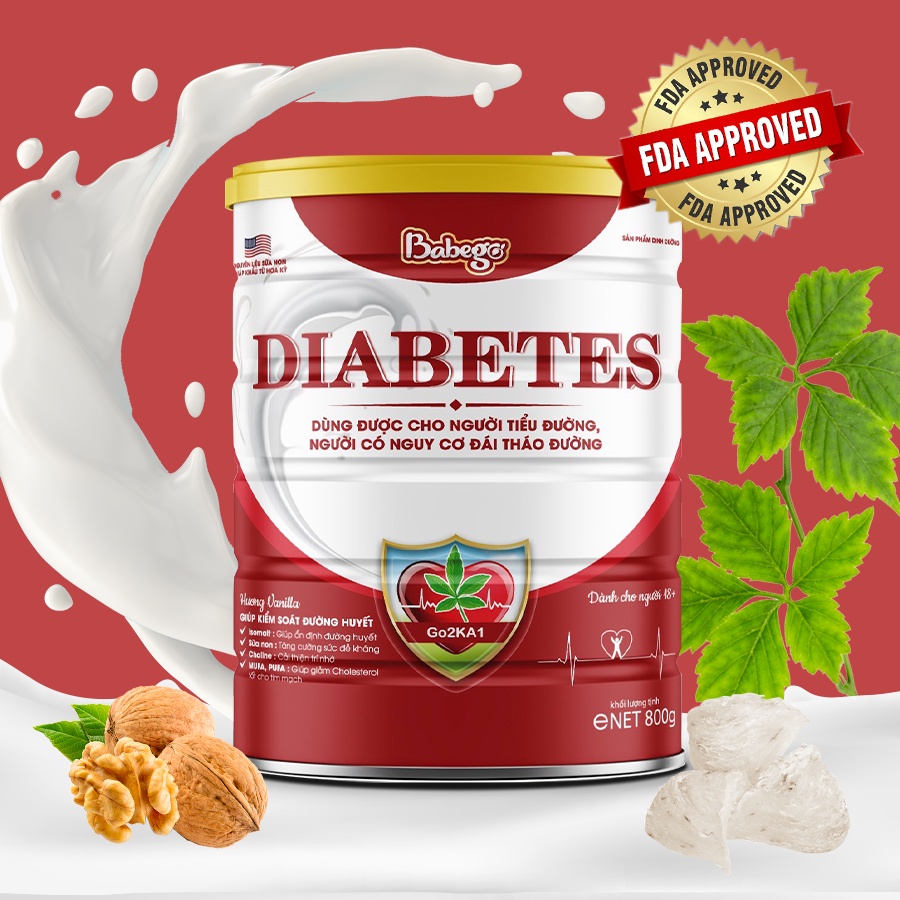 Sữa tiểu đường Babego Diabetes 800g