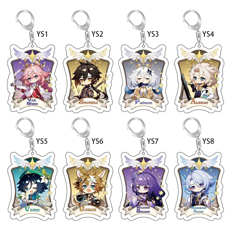 Tmdbyx Mới Móc Khóa Mô Hình Nhân Vật SAYU Yoimiya Kazuha Kamisato Ayaka Rosaria