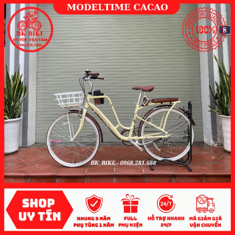 Xe Đạp Thể Thao Modeltime Cacao - Khung Nhôm, Groupset Shimano Revoshift