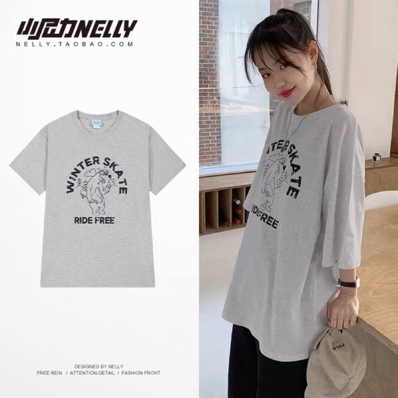 Áo phông nelly heybig sale (có sẵn) winter skate