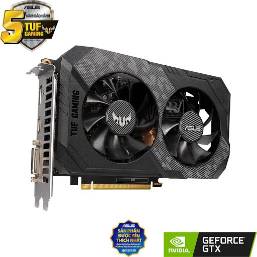 Card màn hình ASUS GeForce GTX 1660 6GB GDDR5 TUF (TUF-GTX1660-6G-GAMING)