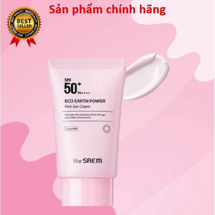 Kem Chống Nắng The Saem Kcn Eco Earth Power Sun Cream EX - HB0021 | BigBuy360 - bigbuy360.vn