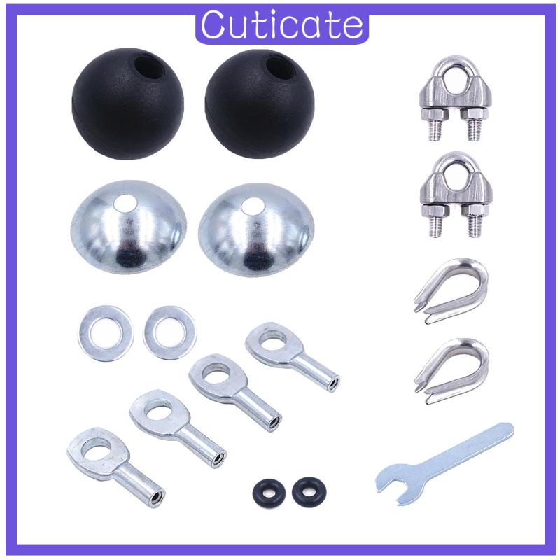 Set 17 nút chặn dây cáp bóng thay thế cho máy tập gym