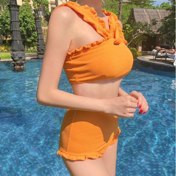 Act cool Đồ bơi bikini tay dài kín đáo phối váy hoặc quần Cực cute | BigBuy360 - bigbuy360.vn